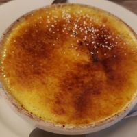 Creme brûlée aux abricots at Le Potager du Marais - Saint Paul in Paris