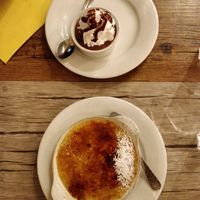 Mousse au Chocolat & Crème Brulée at Le Potager du Marais - Saint Paul in Paris