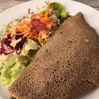 Buckwheat pancake (it was ok but not the best!)  at Le Potager du Marais - Saint Paul in Paris