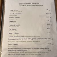 Starters  at Le Potager du Marais - Saint Paul in Paris