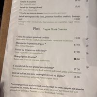 Mains  at Le Potager du Marais - Saint Paul in Paris