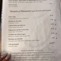 Desserts  at Le Potager du Marais - Saint Paul in Paris