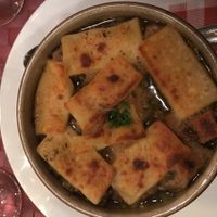French onion soup at Le Potager du Marais - Saint Paul in Paris