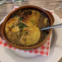 Onion soup at Le Potager du Marais - Saint Paul in Paris