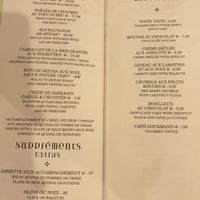 Menu May 2023 at Le Potager du Marais - Saint Paul in Paris