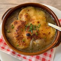 Onion soup at Le Potager du Marais - Saint Paul in Paris