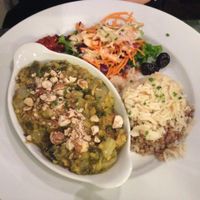 Cassoulet de la mer gratiné aux noisettes at Le Potager du Marais - Saint Paul in Paris