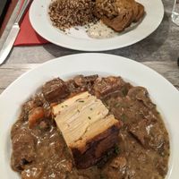 seitan with red wine sauce at Le Potager du Marais - Saint Paul in Paris