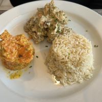 Can’t remember this but was really tasty with pea protein chicken   at Le Potager du Marais - Saint Paul in Paris