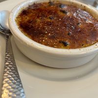 Crème brûlée with apricot. Was ok but was not my choice  at Le Potager du Marais - Saint Paul in Paris
