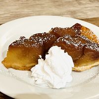 Tarte tatin (caramelized apple tart)  at Le Potager du Marais - Saint Paul in Paris