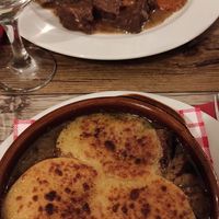 Onion soup and bourguignon at Le Potager du Marais - Saint Paul in Paris