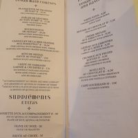 Menu at Le Potager du Marais - Saint Paul in Paris