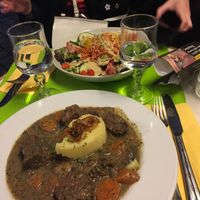 Bourguignon and Salad at Le Potager du Marais - Saint Paul in Paris