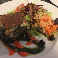 Spinach lasagne at Le Potager du Marais - Saint Paul in Paris