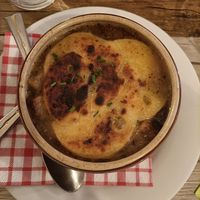 Onion soup at Le Potager du Marais - Saint Paul in Paris
