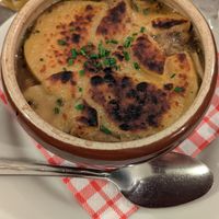 French Onion Soup at Le Potager du Marais - Saint Paul in Paris