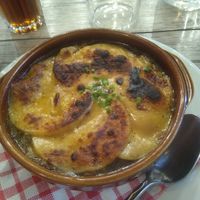 Vegan French onion soup at Le Potager du Marais - Saint Paul in Paris