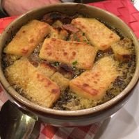 Onion soup at Le Potager du Marais - Saint Paul in Paris