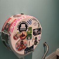 Happy cow stickers !  at Le Potager du Marais - Saint Paul in Paris