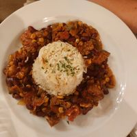 Chili with rice at Le Potager du Marais - Saint Paul in Paris