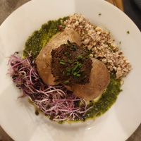 Potato with olive pesto at Le Potager du Marais - Saint Paul in Paris