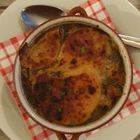 French onion soup at Le Potager du Marais - Saint Paul in Paris