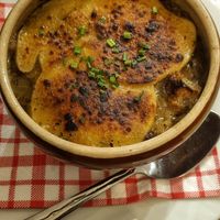 Onion soup at Le Potager du Marais - Saint Paul in Paris