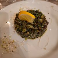 Seaweed tartar at Le Potager du Marais - Saint Paul in Paris