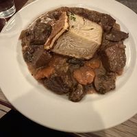 “Beef” Bourguignon with potato   at Le Potager du Marais - Saint Paul in Paris