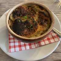 Soup a l’onion  at Le Potager du Marais - Saint Paul in Paris