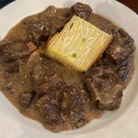 Seitan stew with potatoes   at Le Potager du Marais - Saint Paul in Paris
