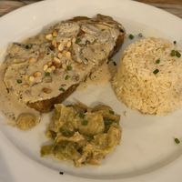 Seitan steak with ricee  at Le Potager du Marais - Saint Paul in Paris