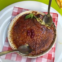 Creme brûlée  at Le Potager du Marais - Saint Paul in Paris