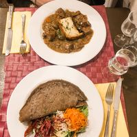 Buckwheat crepe and Seitan stew at Le Potager du Marais - Saint Paul in Paris