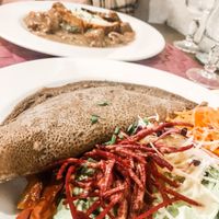 Buckwheat pancake  at Le Potager du Marais - Saint Paul in Paris