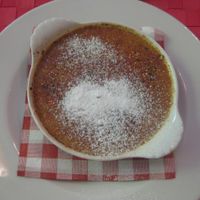 Delicious gingery creme brulee at Le Potager du Marais - Saint Paul in Paris