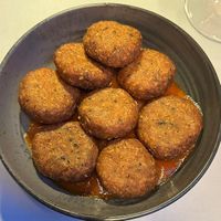 Jackfruit meatballs   at Diogenes in Athens