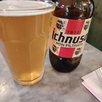 Sardinian beer at Doh Pizzeria in Southwold