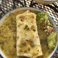 Delicious veggie burrito  at Antonio's in Taos