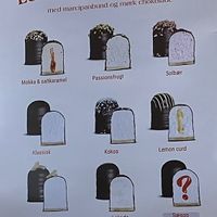 Flødeboller flavors  at Glean - Fisketorvet in Copenhagen