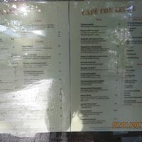 menu at Cafe Con Leche in Newtown