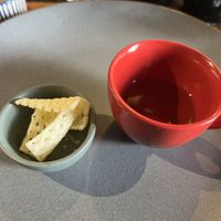 Complimentary tea and snack  at Tuk Tuk in Bangalore