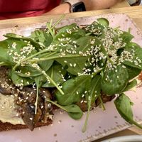 Vegan bruschetta   at Naval Brunch  in Skiathos