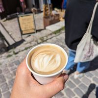 coffee at Café Amalia in Visby