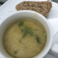 Soup (had already eaten some and the bread )  at The Tankerville Arms in Alnwick
