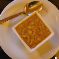 Red lentil dahl at Curry Insel in Vienna