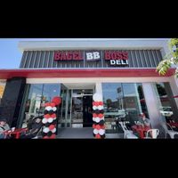 The front of the building  at Bagel Boss in Burbank