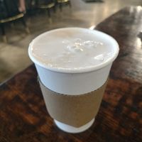 Latte with vegan whip at Trailglazers Bakery & Cafe - Food Stall in Pueblo