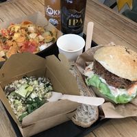 Special of the day ❤️, mini quinoa salad, veggie burger❤️ at Green Bear Coffee - La Canebiere in Marseille